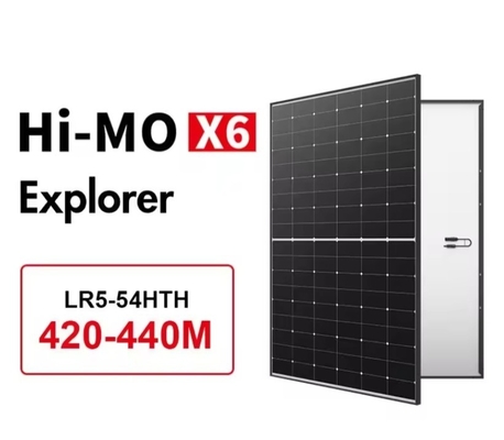 108 Монокристаллические фотоэлектрические модули с черным каркасом 420W 425W 430W 435W 440W
