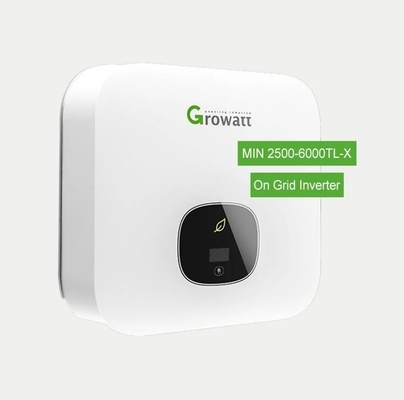 Жилой Growatt MIN 2500-6000 TL-X 6KW 2 MPPT Однофазный фотоэлектрический солнечный инвертор