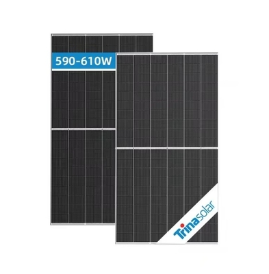 Trina Vertex 610W Монокристаллическая двусторонняя солнечная панель Полурезанный фотоэлектрический модуль