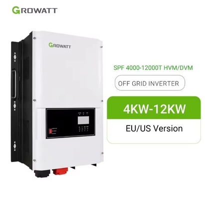 Одновыходной тип Growatt SPF 10KW 12KW HVM инвертор для литиевой свинцово-кислотной батареи