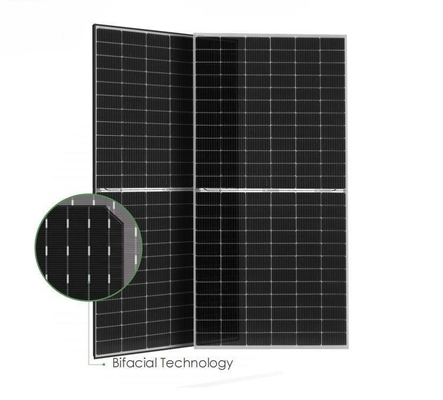 Все черные 144 солнечные батареи Бифациальный модуль Jinko Solar для систем солнечной энергии