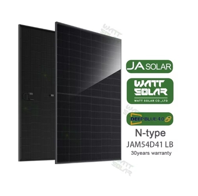 JA Solar 430W-455W Full Black N-type Bifacial Double Glass Mono Module JAM54D41LB Модуль с двусторонним двойным стеклом