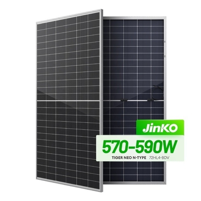 Рама из анодированного алюминиевого сплава 570W-590W Джинко солнечные панели для солнечной энергетической системы