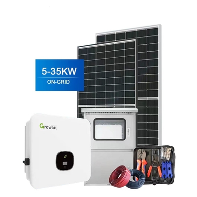 Солнечная система на сети 10KW 15KW 20KW 25KW 30KW Поставщик полного решения